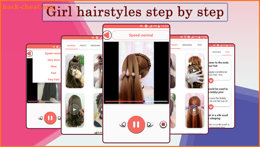 Girls Hairstyle Steps 2022 screenshot