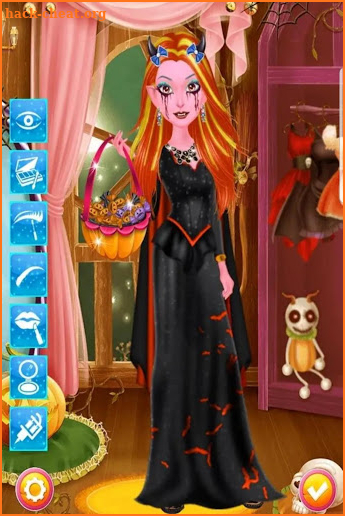 Girls Halloween Party - Dress up game screenshot