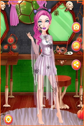 Girls Halloween Party - Dress up game screenshot