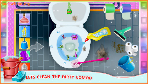 Girls House Cleaning Games– Home Mansion Clean Up screenshot