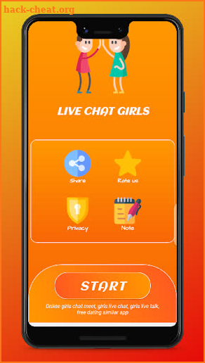 Girls Live Chat Prank App screenshot