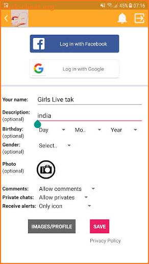 Girls Live Talk - Free Text Chat screenshot