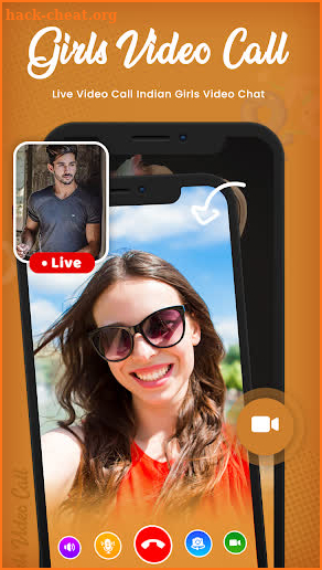 Girls Live Video Call app screenshot