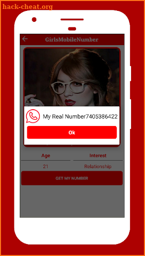 Girls Mobile Number: Girl Friend Search ( Prank ) screenshot