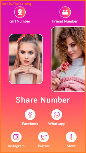 Girls Mobile Number Prank – Random Girl Video Chat screenshot