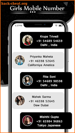 Girls Mobile Number – Random Girls Video Chat screenshot