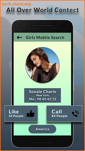 Girls mobile numbers for chat - Girls Phone Number screenshot