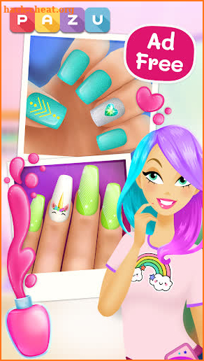 Girls Nail Salon - Manicure games for kids screenshot