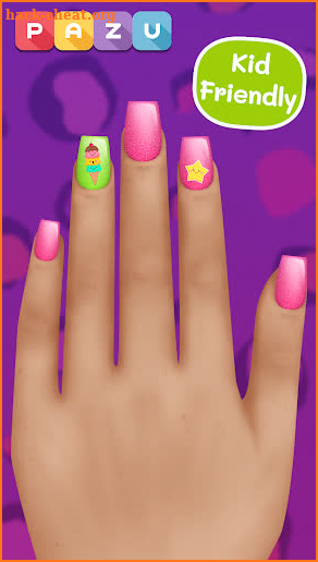 Girls Nail Salon - Manicure games for kids screenshot