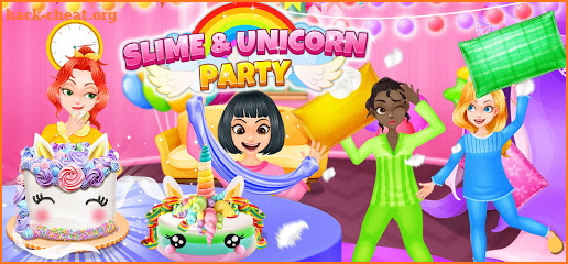Girls Party Salon - Dress Up & Slime & Unicorn screenshot