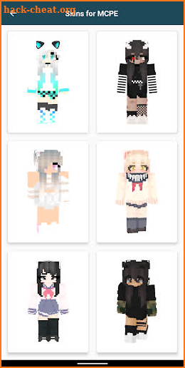 Girls Skins for Minecraft PE screenshot