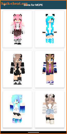 Girls Skins for Minecraft PE screenshot