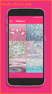 Girly Crystal Glitter Wall screenshot
