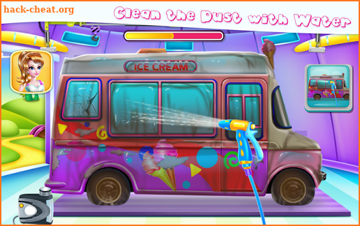 Girly Ice Cream Truck Car Wash screenshot