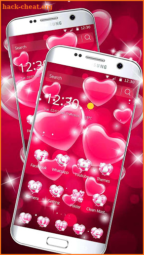 Girly Pink Theme screenshot