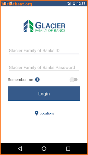 Glacier Family Banks - Mobile screenshot