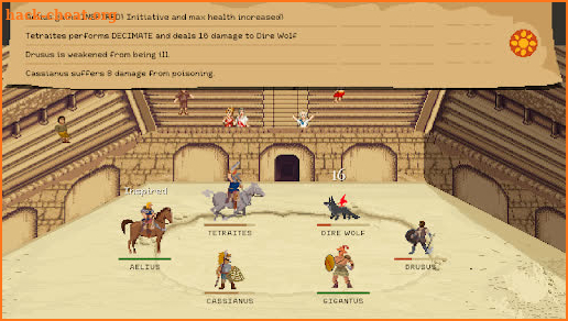 Gladiator manager screenshot