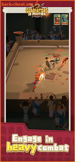 Gladiators in position screenshot