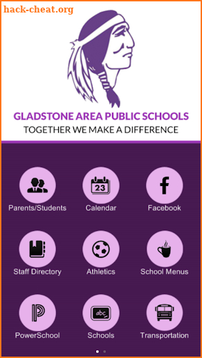 Gladstone Area Schools screenshot