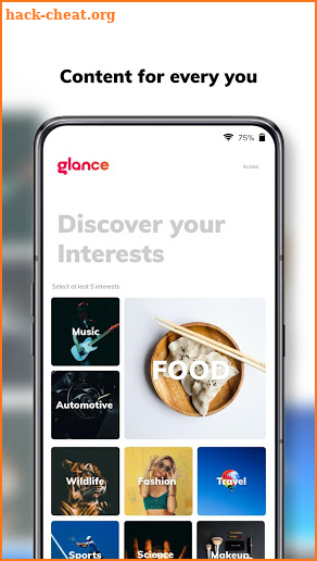 Glance Lite: Preview app for Glance Lockfeed screenshot