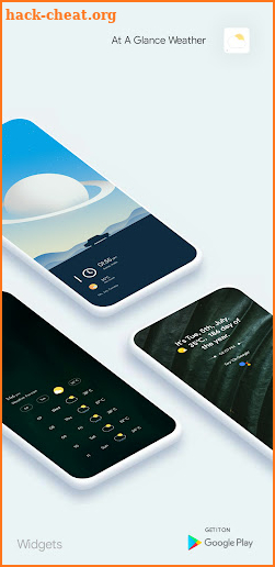 Glance Weather Widgets & Komp screenshot
