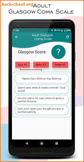 Glasgow Coma Scale  (GCS)  Pro screenshot