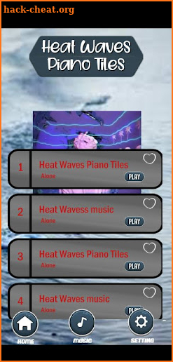 Glass Animals-Heat Waves Piano screenshot