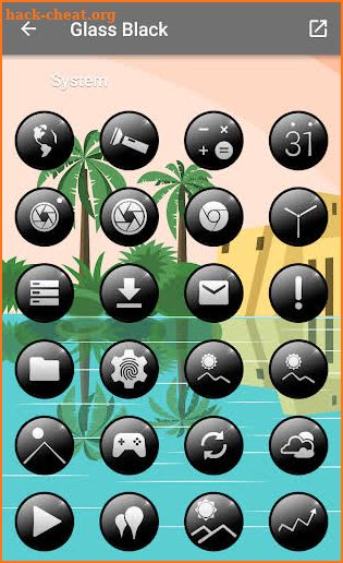 Glass Black - Icon Pack screenshot