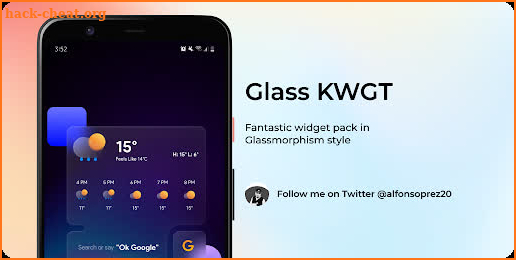 Glass for KWGT screenshot