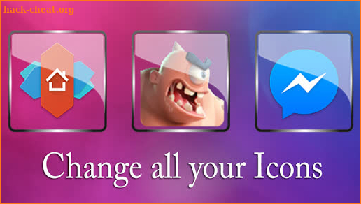 Glass Icon Pack Nova Theme Change Icons screenshot