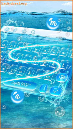 Glass Water Keyboard screenshot