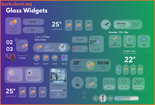 Glass Widgets screenshot