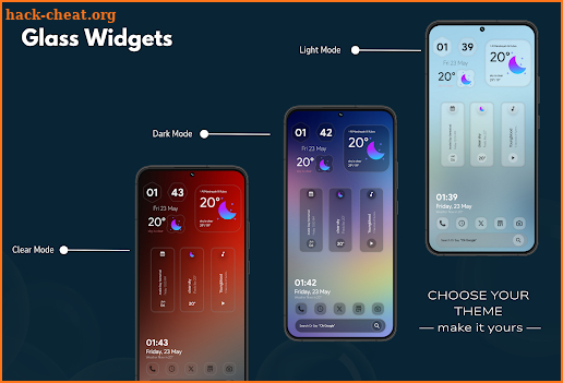 Glass Widgets screenshot