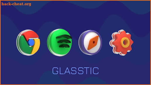 Glasstic 3D Icon Pack screenshot