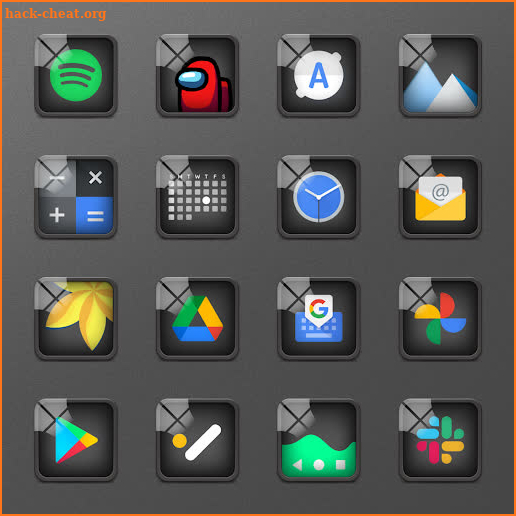 Glassy Icon Pack | For Nova Launcher and More screenshot