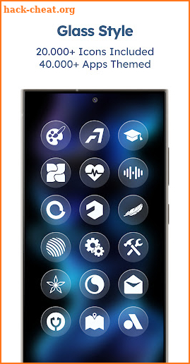 Glassy Round Icon Pack screenshot