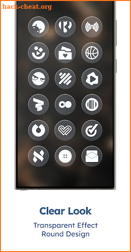 Glassy Round Icon Pack screenshot