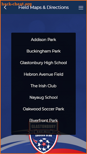 Glastonbury-Hartwell Soccer screenshot