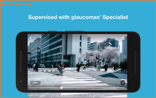 Glaucoma Vision Simulation screenshot
