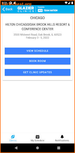 Glazier Clinics screenshot
