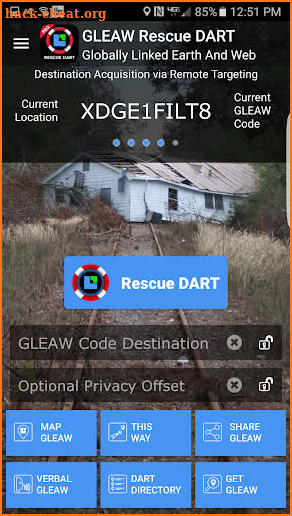 GLEAW Rescue DART screenshot