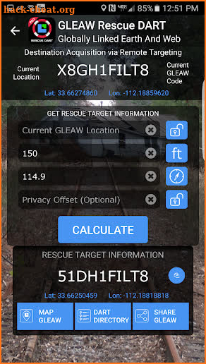 GLEAW Rescue DART screenshot