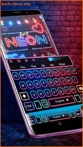 Glint Neon Keyboard screenshot