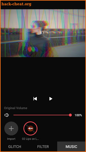 Glitch Effect Video Editor screenshot