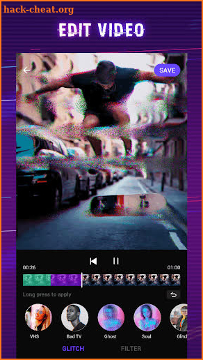 Glitch Video Effect - Video Editor & Video Effects screenshot