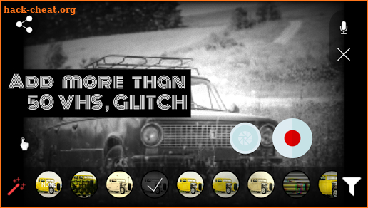 Glitchr - Glitch Video Effects & 70s VHS Camcorder screenshot