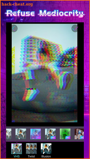 Glitchy - glitch & VHS rad cam screenshot