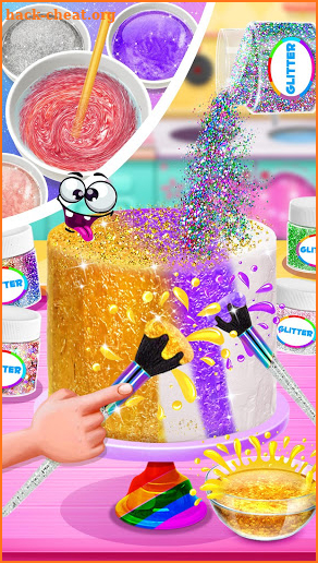 Glitter Cake - Unicorn Rainbow Food Maker screenshot