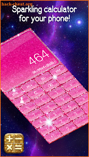 Glitter Calculator screenshot