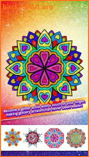Glitter Color By Number - Glitter Number Coloring screenshot